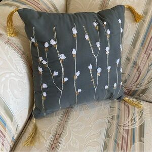 Handmade Embroidered Pillow